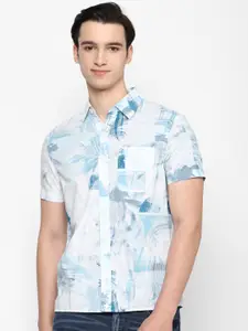 AMERICAN EAGLE OUTFITTERS Slim Fit Tropical Printed Casual Shirt