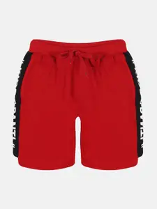 KiddoPanti Boys Solid Pure Cotton Shorts