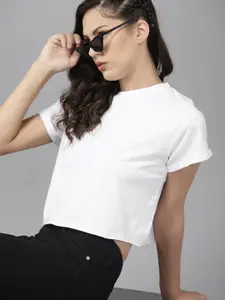 Roadster Solid Crop Top