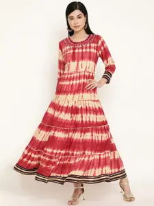 Be Indi Dyed Ethnic Dresses With Thread Work Detail