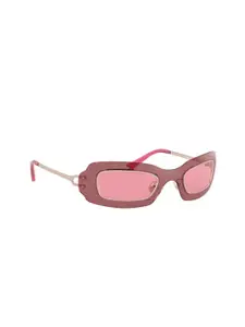 vogue Women Lens & Rectangular Sunglasses with UV Protected Lens 8056597207294