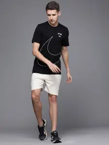 Nike Graphic Printed NSW TEE BIG SWOOSH 2 Pure Cotton T-shirt
