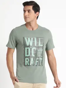 Wildcraft Rapid-Dry Typography Printed Cotton T-shirt