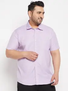 bigbanana Plus Size Horizontal Striped Pure Cotton Casual Shirt