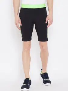 JUMP USA Men Mid-Rise Sports Dry Fit Anti-Microbial Short Tights