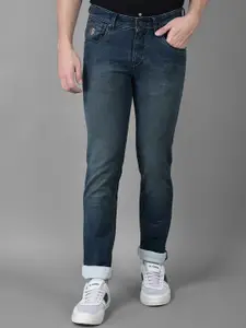 Canary London Men Smart Slim Fit Low-Rise Light Fade Stretchable Jeans