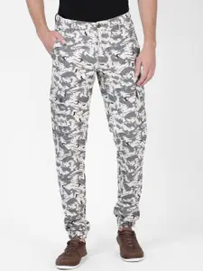 t-base Men Camouflage Printed Cotton Slim Fit Easy Wash Trousers