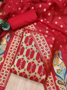 KALINI Ethnic Motifs Printed Unstitched Dress Material