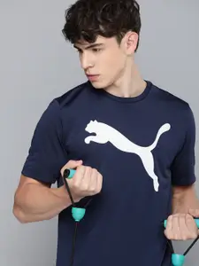 Puma Men Dry Cell Brand Logo Printed Round Neck Sports T-shirt