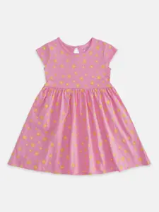 Pantaloons Junior Girls Conversational Printed Cotton Dress