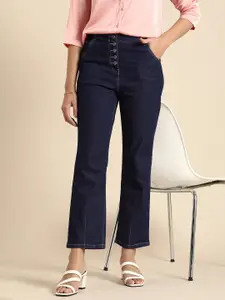 all about you Women Straight Fit High-Rise Stretchable Jeans