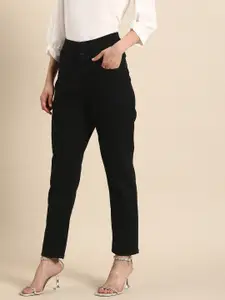 all about you Women Boyfriend Fit High-Rise Stretchable Jeans