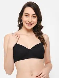Clovia Lightly Padded Non-Wired Full Cup Rapid-Dry Super Support T-shirt Bra