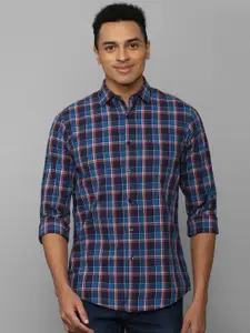 Allen Solly Men Tartan Checks Pure Cotton Slim Fit Casual Shirt