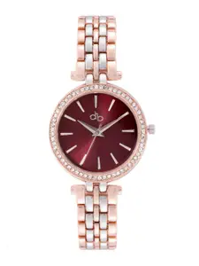 DressBerry Women Maroon Analogue Watch MFB-PN-SNT-C30-1