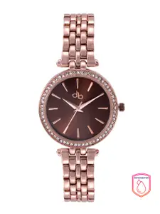 DressBerry Women Brown Bracelet Style Straps Analogue Watch MFB-PN-SNT-C30-1