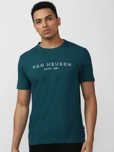 Van Heusen Sport Typography Printed T-shirt