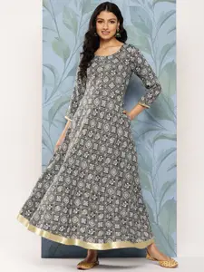 Libas Floral Ethnic Maxi Dress