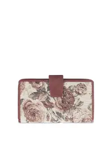 THE CLOWNFISH Filipia Women Floral Printed Two Fold Wallet with SD Card Holder