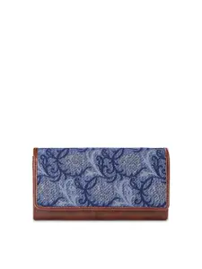 THE CLOWNFISH Sharon Floral Printed Two Fold Wallet