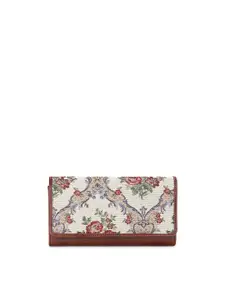 THE CLOWNFISH Women Floral Printed Tapestry Two Fold Wallet