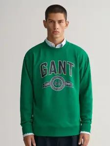 GANT Men Printed Cotton Sweatshirt