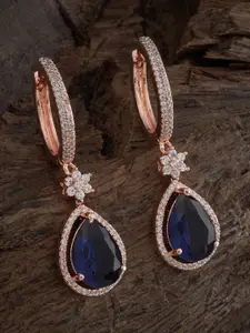 Kushal's Fashion Jewellery Rhodium-Plated Cubic Zirconia-Embellished Bridal Jewellery Set