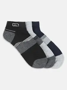 Ajile by Pantaloons Men Pack Of 3 Patterned Ankle Length Socks