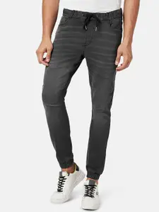 SF JEANS by Pantaloons Men Self-Design Relaxed Fit Joggers
