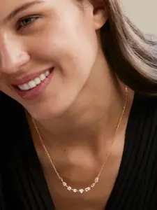 MINUTIAE Brass Gold-Plated Necklace