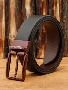 LOUIS STITCH Men Leather Reversible Formal Belt