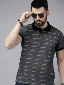 Roadster Striped Polo Collar T-shirt