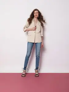 Vero Moda Women Skinny Fit High-Rise Cotton Jeans