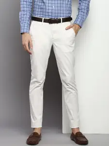 Tommy Hilfiger Men Regular Fit Mid-Rise Formal Trousers