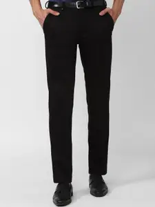 V Dot Men Mid-Rise Skinny Fit Formal Trousers