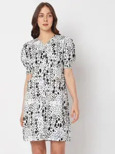 Vero Moda Animal Printed Sheath Dress