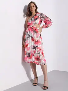 Vero Moda Floral Cut-Out A-Line Dress