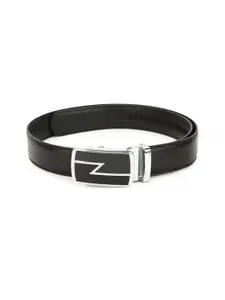 Pacific Gold Men Leather Belt With Silder Buckle