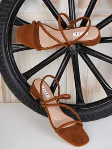 ELLE Women Peep Toes Party Block Heels