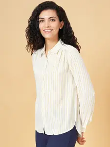 Annabelle by Pantaloons Striped Formal Shirt