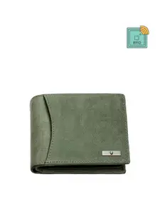 WildHorn Men Leather RFID Two Fold Wallet