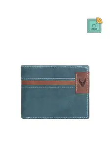 WildHorn Men Leather Two Fold Wallet