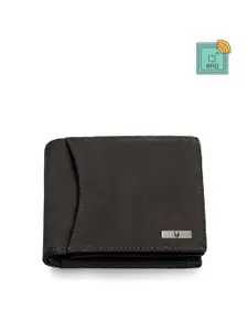 WildHorn Men Leather RFID Two Fold Wallet
