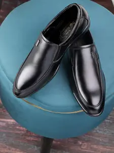 Action Dotcom Men Comfort-Fit Genuine Leather Formal Slip-On Shoes