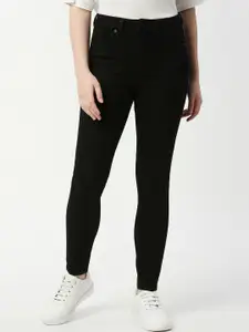 Pepe Jeans Women Straight Fit High-Rise Stretchable Jeans
