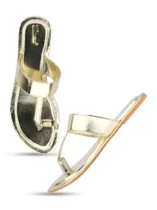 DESI COLOUR Women Open One Toe Flats