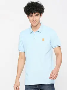 SPYKAR Polo Collar Slim Fit Cotton T-shirt