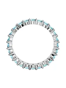 SWAROVSKI MATRIX:RING AQUA BLU/RHS 52