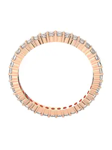 SWAROVSKI Rose Gold-Plated Crystal Studded Finger Ring