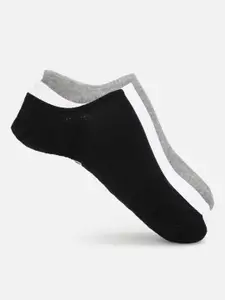 Reebok Men Pack Of 3 Patterned Shoe Liners Socks